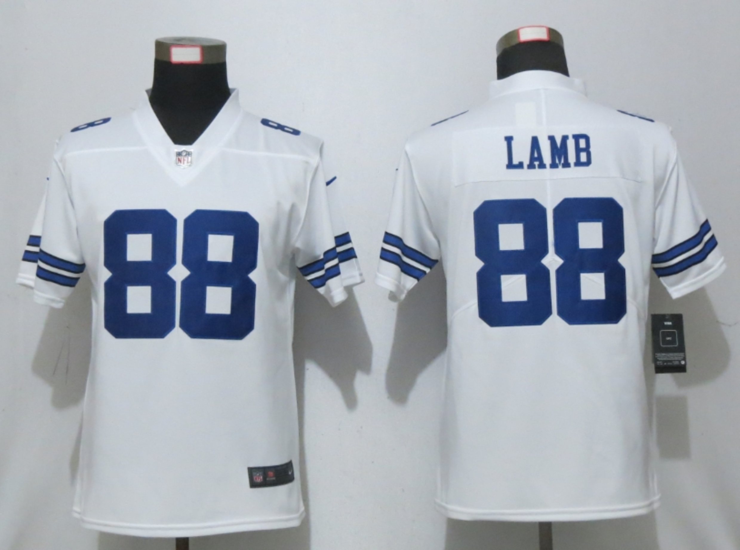 Women Nike Dallas cowboys 88 Lamb Nike White Alternate Vapor Elite Playe